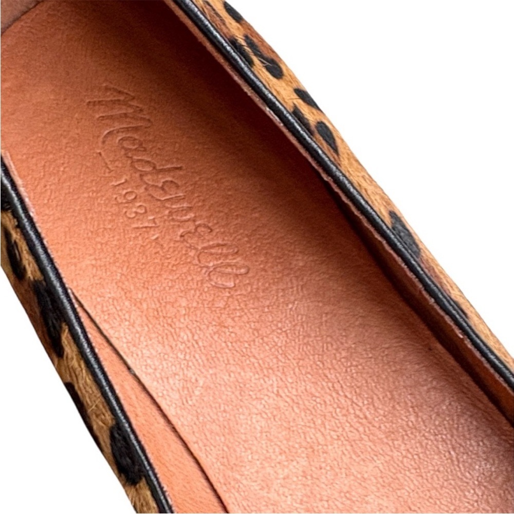 Madewell Leather Calf Hair Flats Animal
Print Brown Black Size 8.5 - Picture 4 of 8
